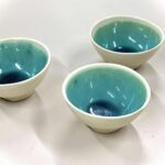 神西ブルーの茶碗